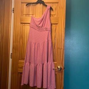Light pink midi dress